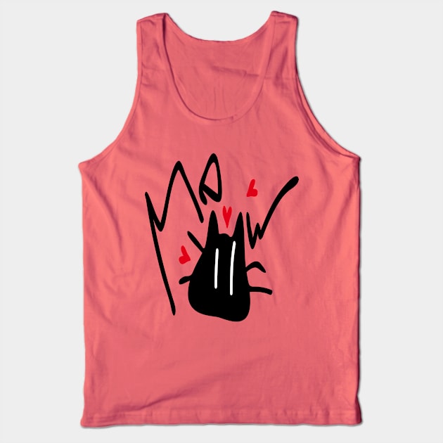 meow Tank Top by CindyS